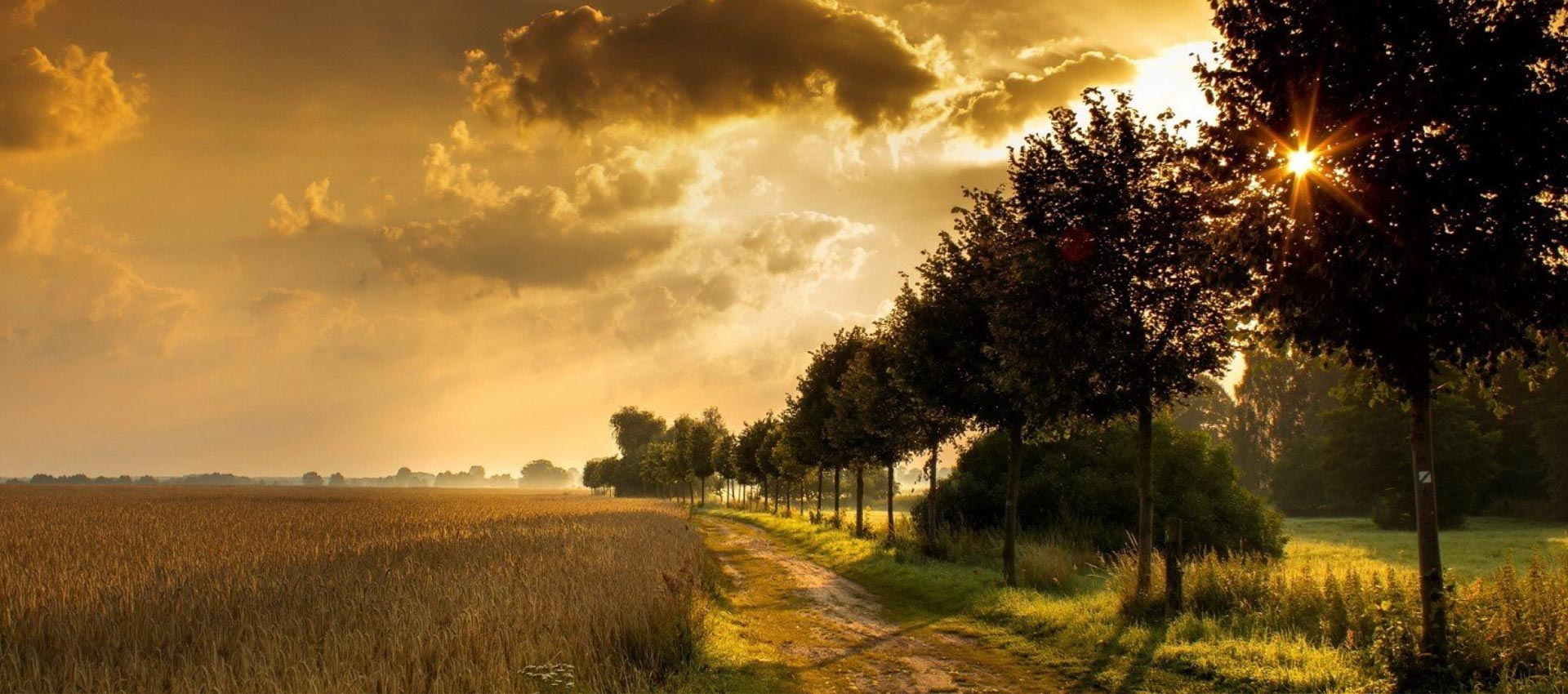 Il sentiero degli Ezzelini al tramonto