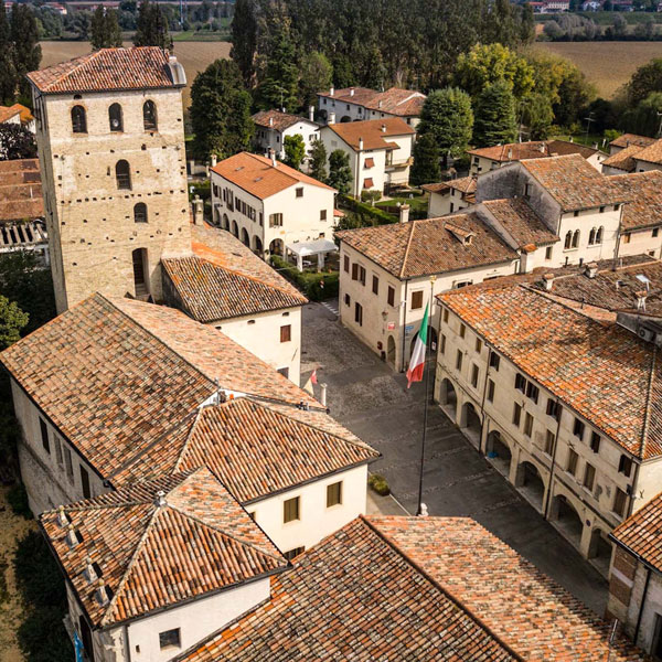 Panorama del centro storico di Portobuffolè, crediti fotografici Visit Veneto