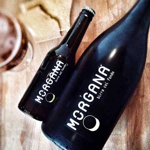 Due bottiglie di birra artigianale del birrificio Morgana
